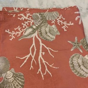 Beautiful Pottery Barn Shower Curtain.